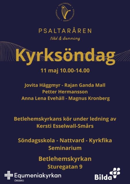 Kyrksöndag 11 maj 10-14