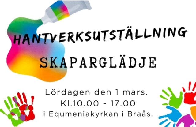 Hantverksutställning 1 mars