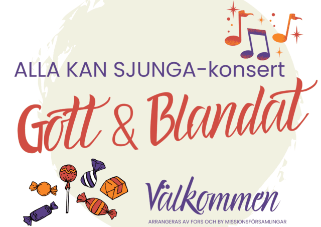 Gott & Blandat-konsert med vår Alla kan sjunga-kör