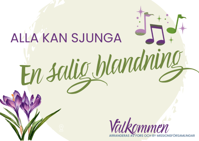 Alla kan sjunga en salig blandning – VT 2024