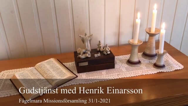Gudstjänst 31/1-2021