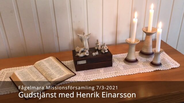 Gudstjänst 7/3-2021