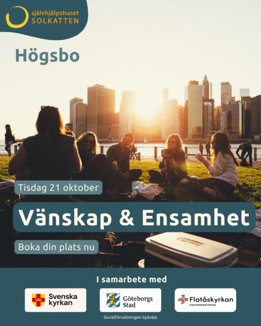 Vänskap och ensamhet – Självhjälpsgrupp startar 21 okt