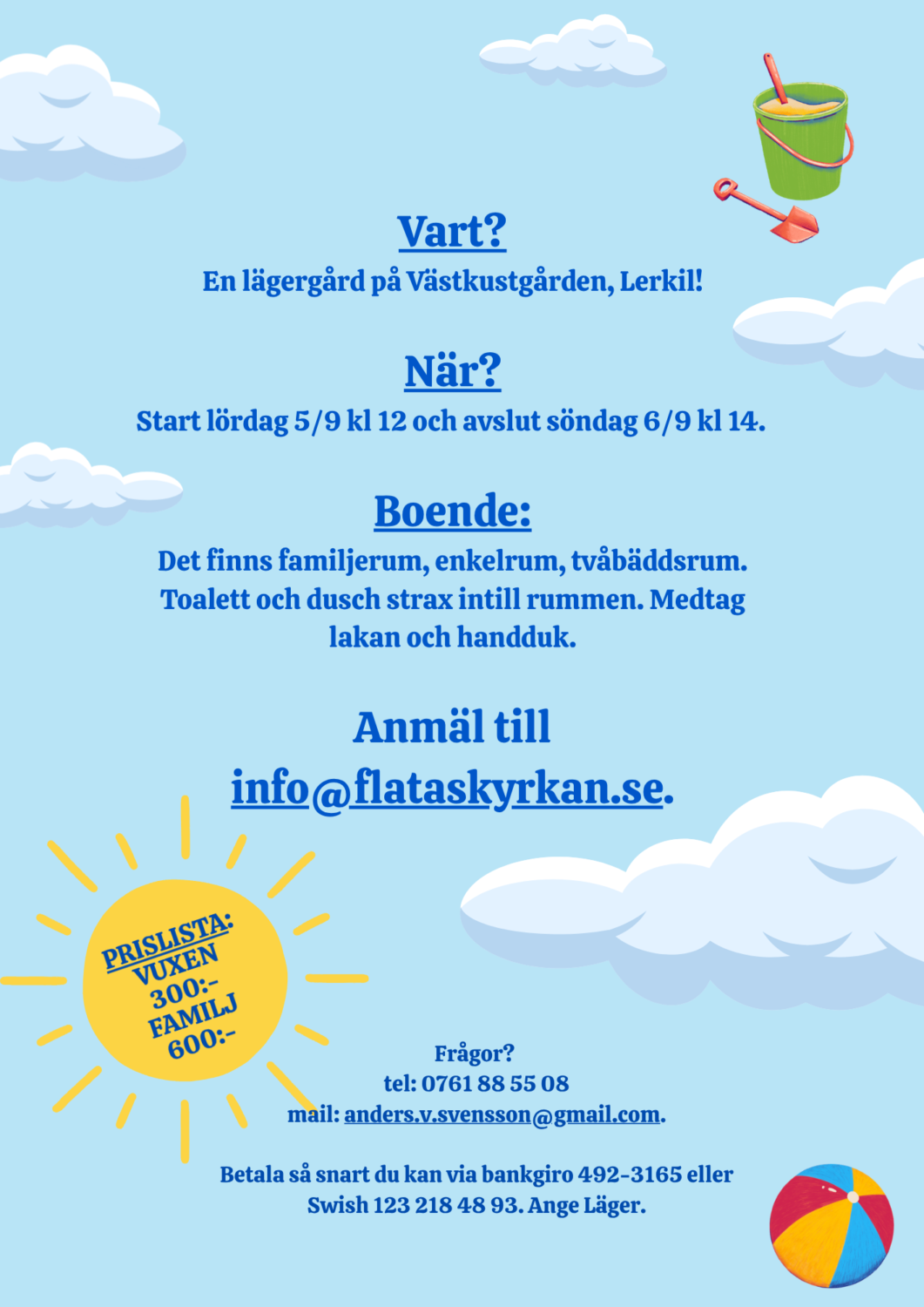 Sommarläger 5-6 sep