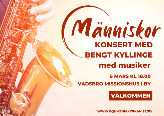 Konserten MÄNNISKOR av och med BENGT KYLLINGE