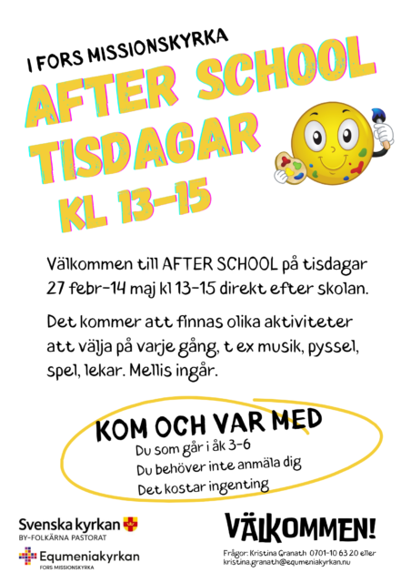 After School på sportlovet och sen varje vecka