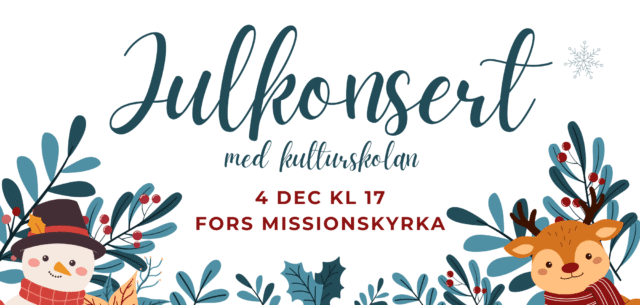 Julkonsert med kulturskolan
