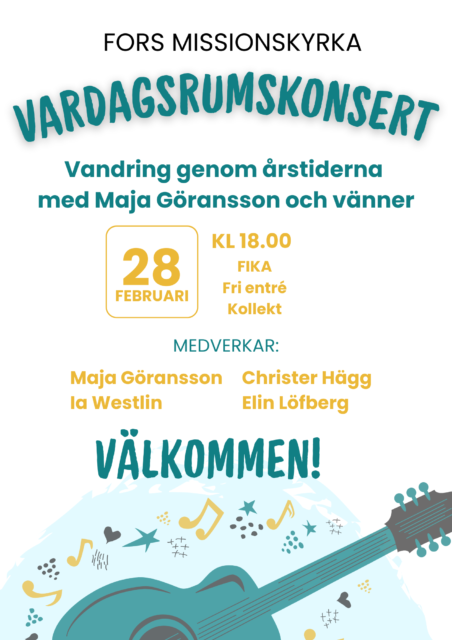 Vardagsrumskonsert – en vandring genom årstiderna