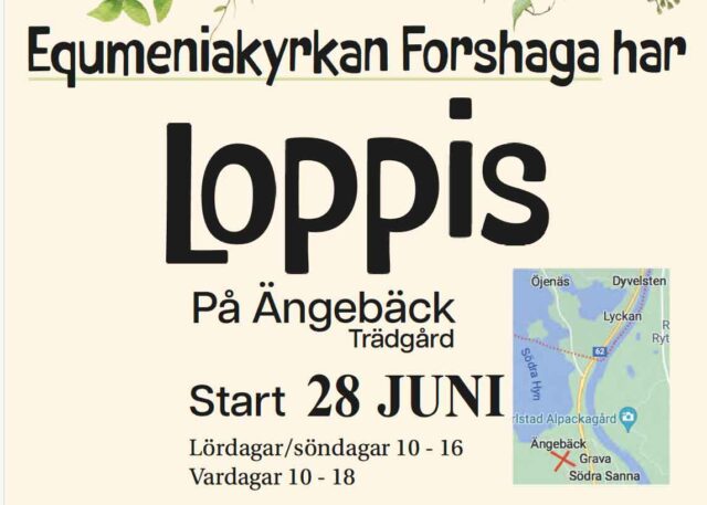 Loppis på Ängebäck 2025