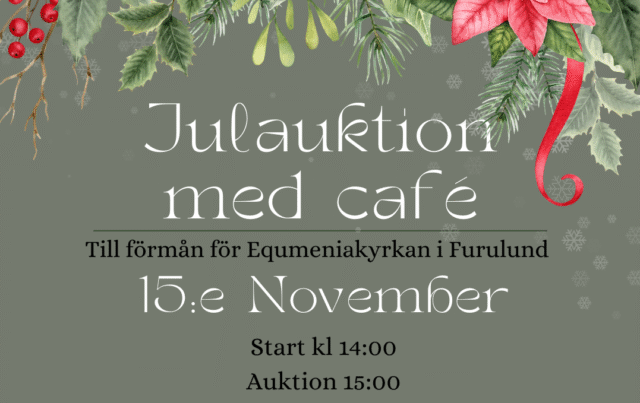Julauktion med Café