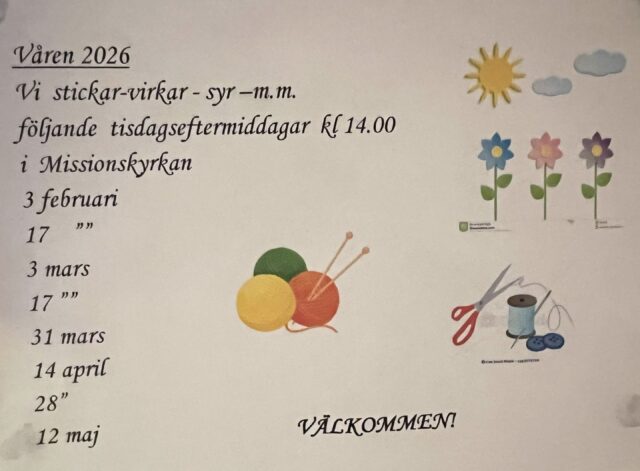 Sy, Sticka och Skicka!