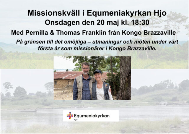 Missionskväll den 20 maj