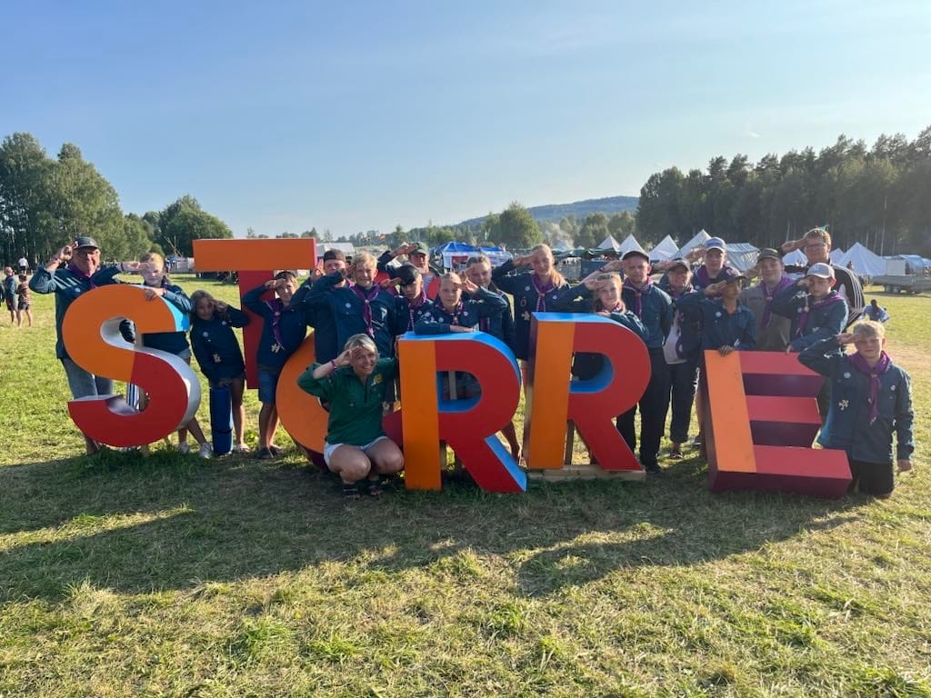 Bild från STÖRRE 2024, equmenias nationella scoutläger