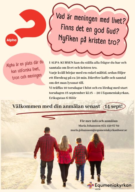 Alpha är en plats där du kan utforska livet, tron och meningen.