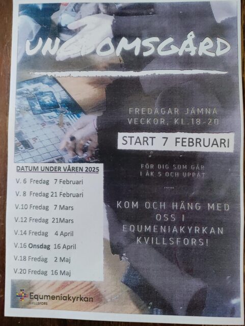 Ungdomsgård startar för våren