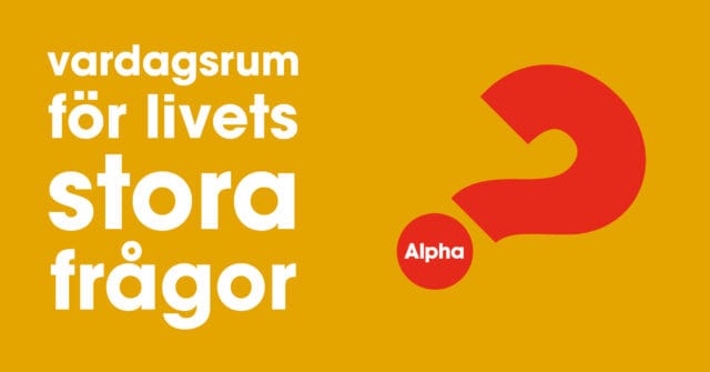 Ny Ekumenisk Alphakurs i höst