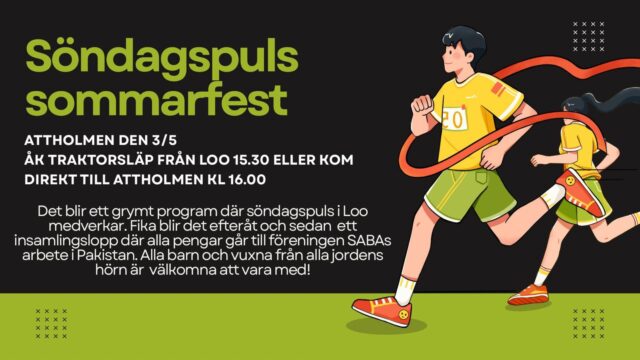 Söndagspuls sommarfest – 3 maj kl 16