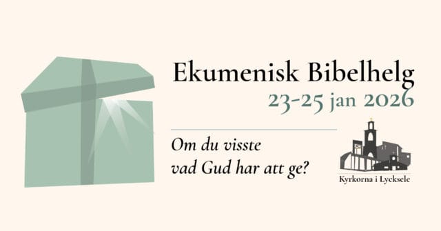 23-25 jan 2026 Ekumenisk bibelhelg