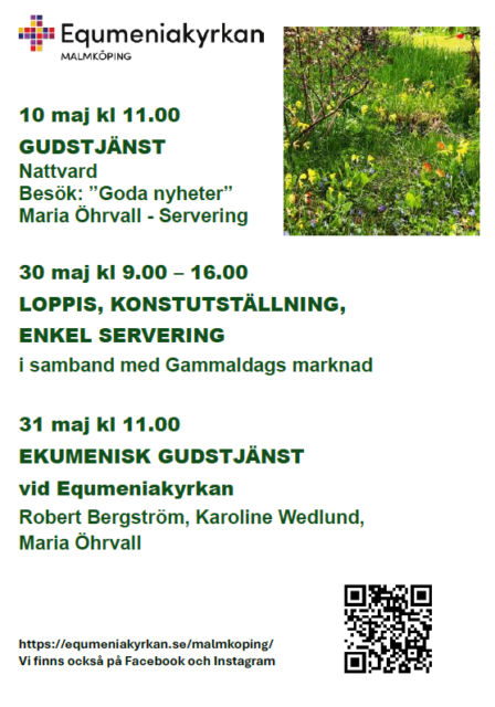 Program för maj 2026
