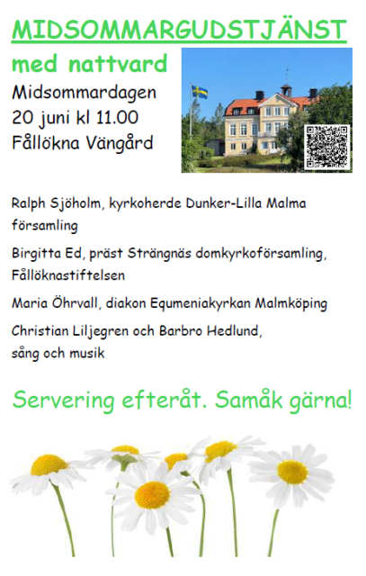 Gudstjänst vid Fållökna Vängård
