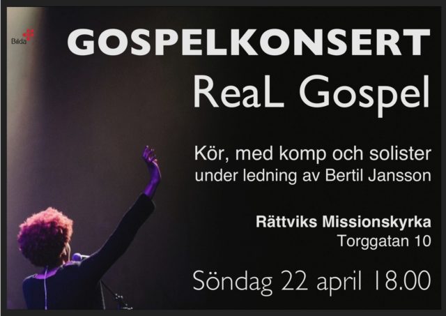 Gospelkonsert med ReaL Gospel