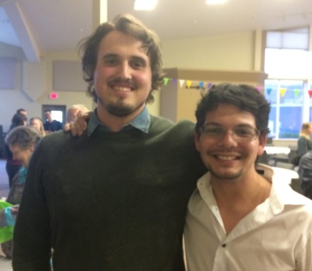 Josue från Chile på gudstjänsten