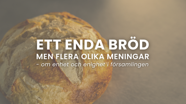 Ett enda bröd men flera olika meningar – Föreläsning med Larsåke W Persson