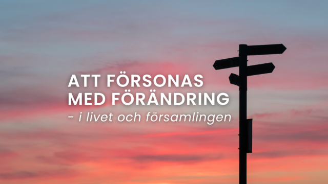 Att försonas med förändring – i livet och församlingen: Föreläsning med Larsåke W Persson
