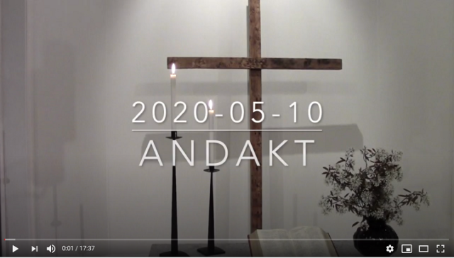 Söndagens andakt!