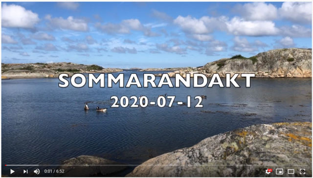 Sommarandakt från Fotö