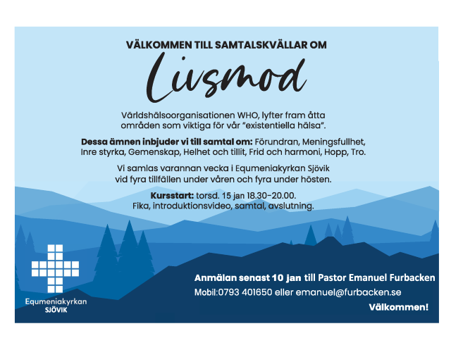 Samtalskvällar om livsmod