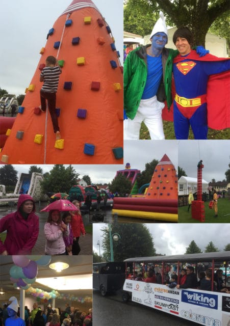 Regnvått, men bara glada miner på barnfestivalen och Smålandsstenardagarna 2015