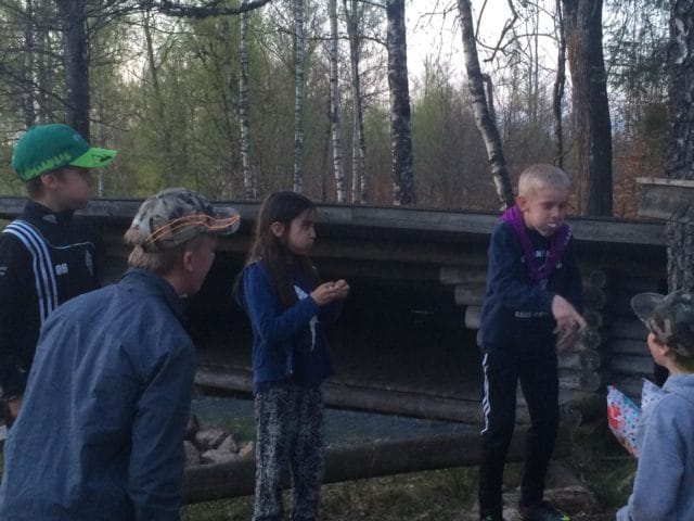 Spårarscout drog ut på hajk