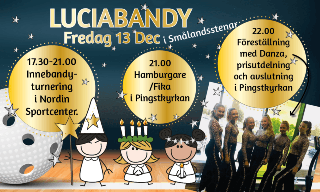 Schema och hålltider för luciabandyn 2019