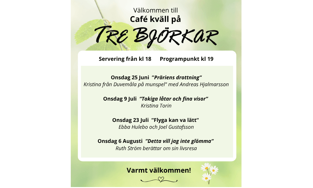 Cafekvällar 2025