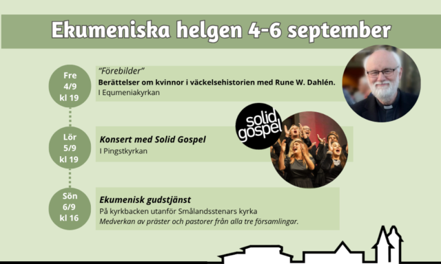 Ekumeniska helgen 4-6 september