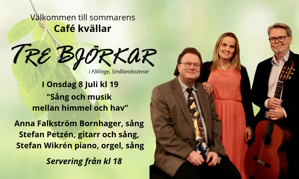 Cafékväll Anna, Stefan och Stefan