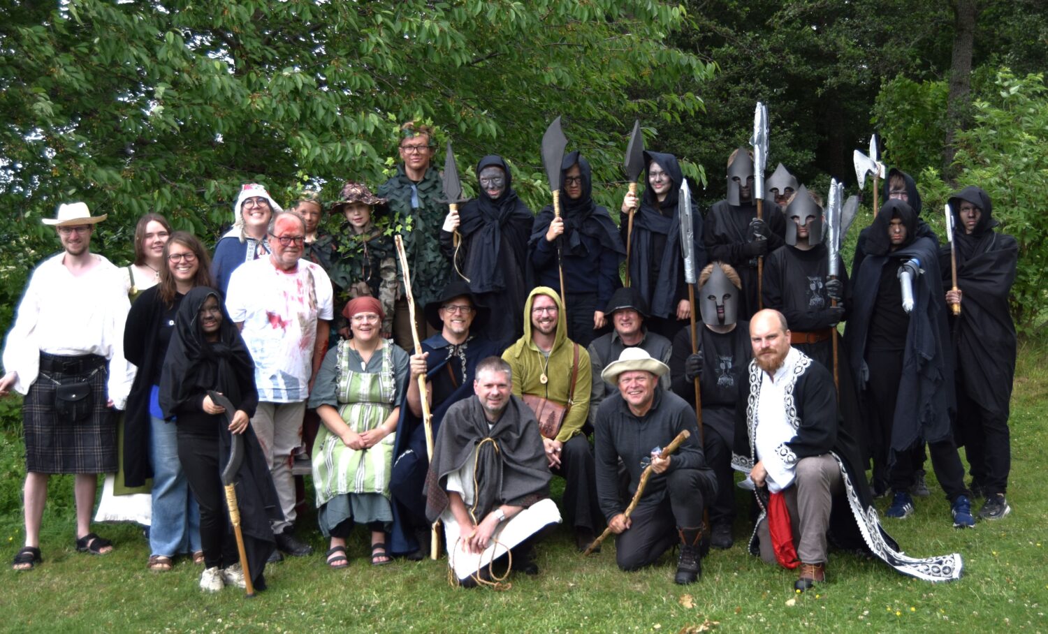 Funktionärerna under Äventyrens Skog 2024 Foto: Gunnar Hejlm