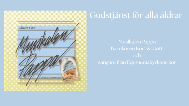 Gustjänst med musikal 31 maj kl.11.00