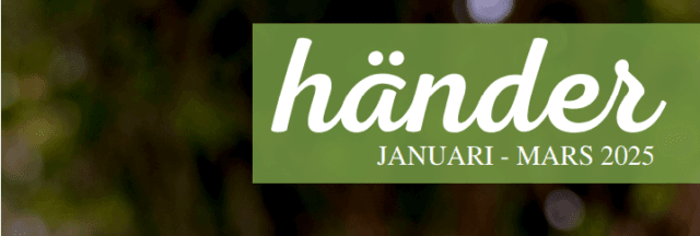 Programbladet Händer januari – mars 2025