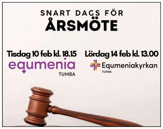 Dags för årsmöten!