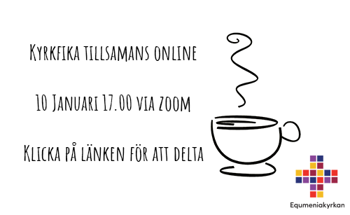 Gudstjänst 10 januari samt  kyrkfika