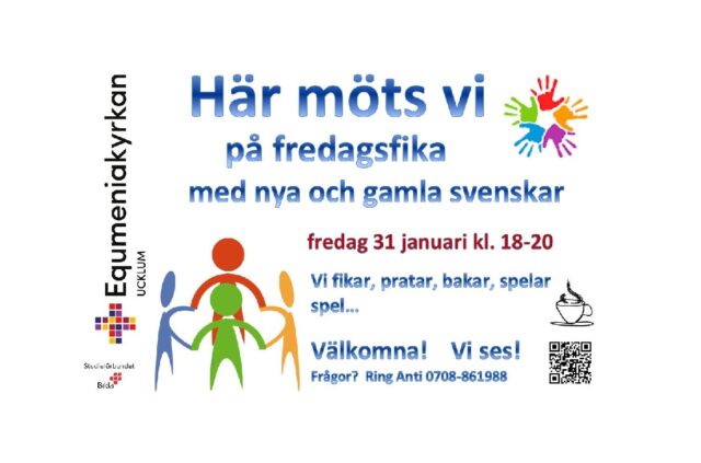 Här Möts Vi på fredagsfika 2025-01-31 kl 18:00