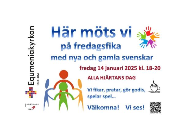 Här Möts Vi på fredagsfika 2025-02-14 kl 18:00