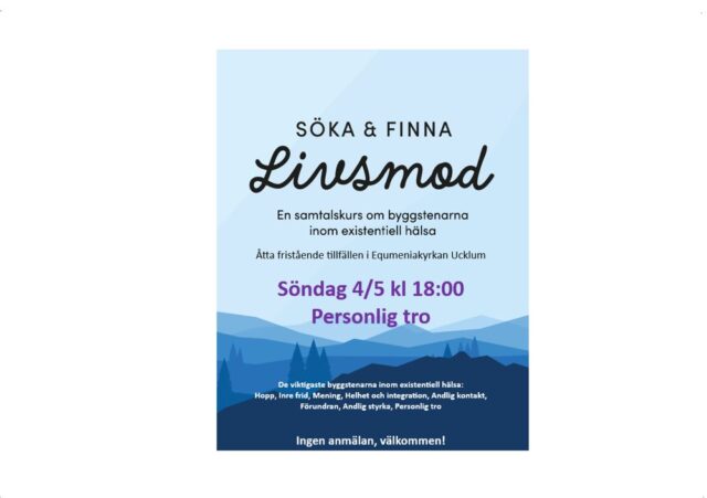 Samtalskväll söndag 2025-05-04 kl 18:00