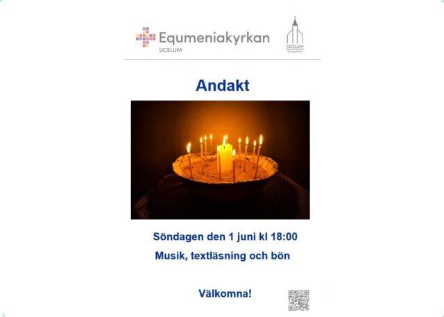 Andakt söndag 2025-06-01 kl 18:00