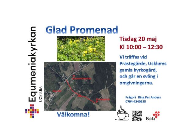 Glad Promenad tisdag 2025-05-20 kl 10:00