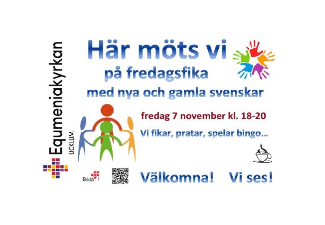 Här Möts Vi på fredagsfika 2025-11-07 kl 18:00