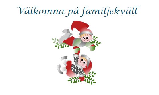 Välkomna på familjekväll onsdag 2025-11-19 kl 18:00