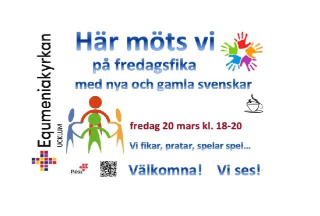 Här Möts Vi på fredagsfika 2026-03-20 kl 18:00